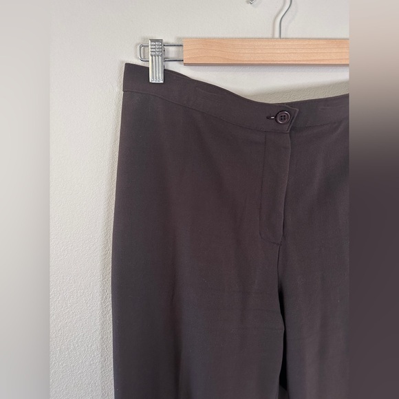 Vintage Y2K Solutions by Harve Benard women’s Classic Brown Trousers size 12 - Picture 2 of 4